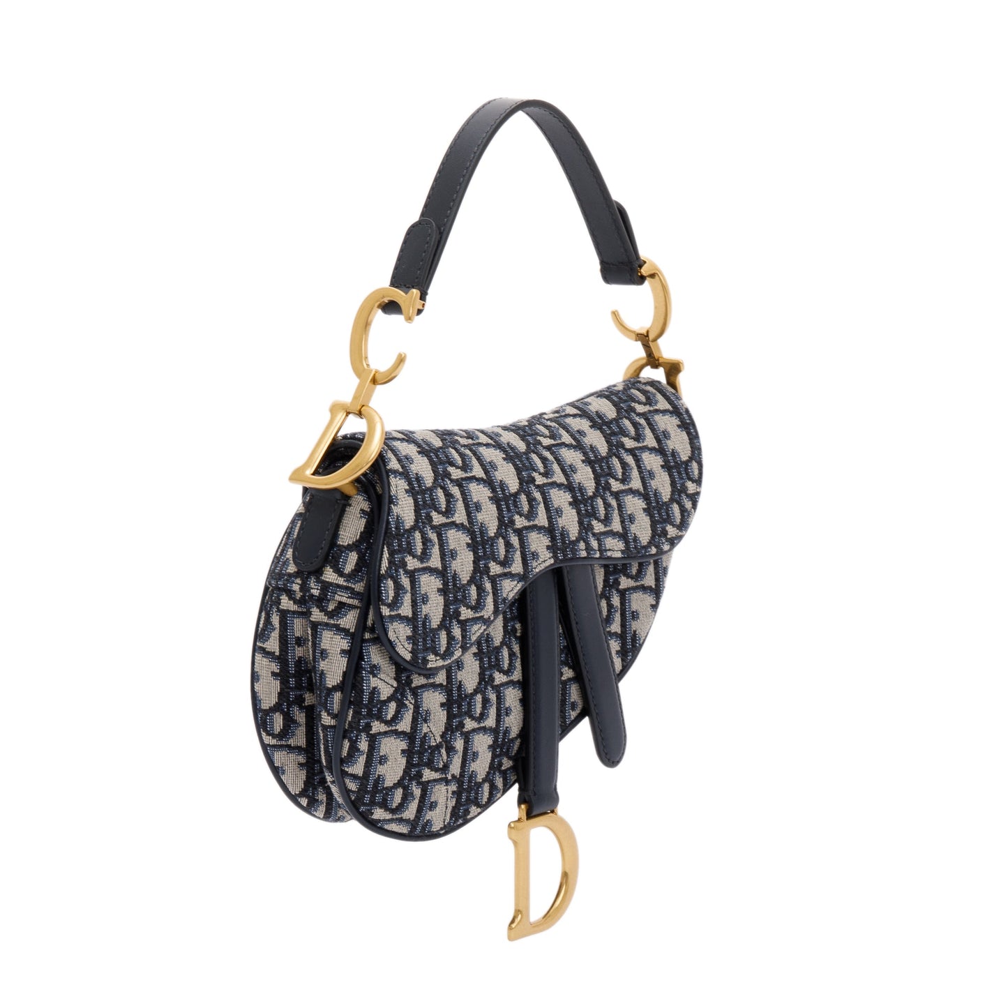 Christian Dior 2020 Oblique Mini Saddle Bag