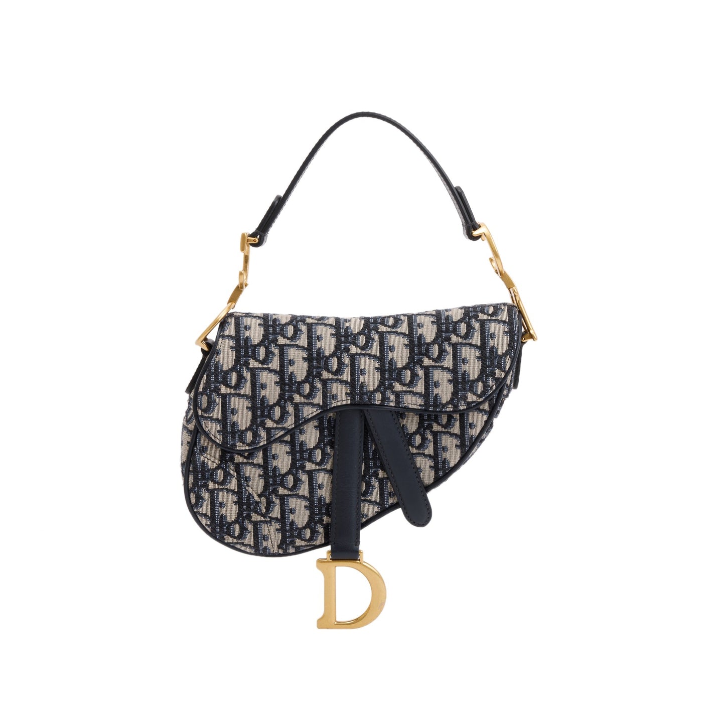 Christian Dior 2020 Oblique Mini Saddle Bag
