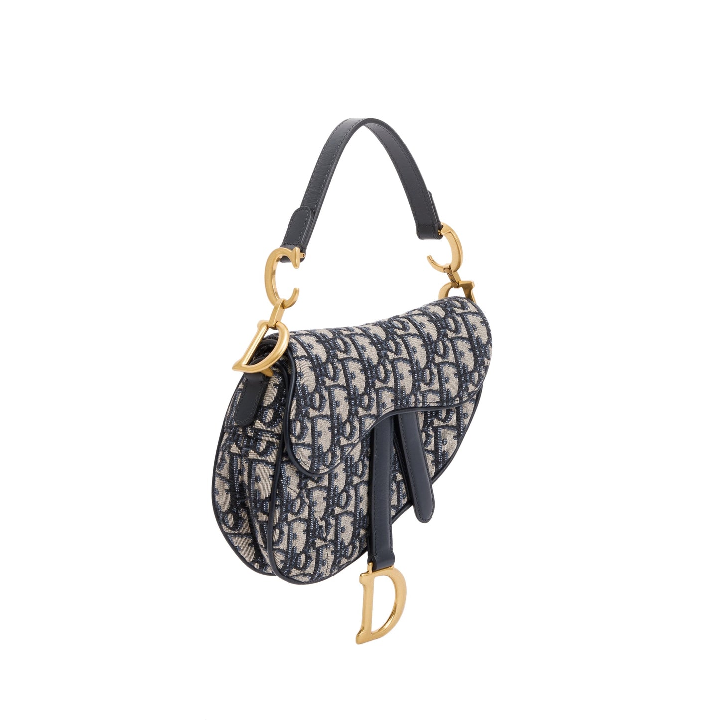 Christian Dior 2020 Oblique Mini Saddle Bag