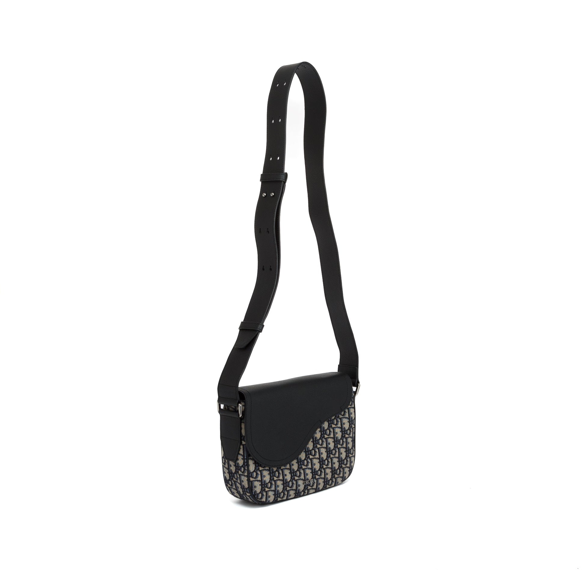 Christian Dior 2021 Oblique Mini Saddle Messenger Bag