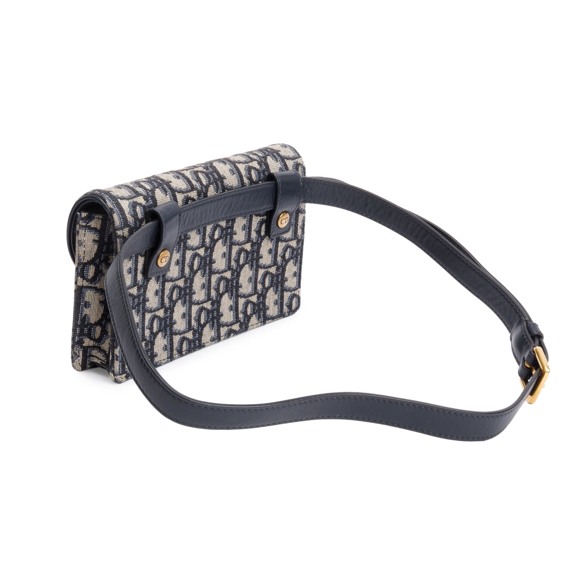 Christian Dior 2021 Oblique Saddle Belt Pouch