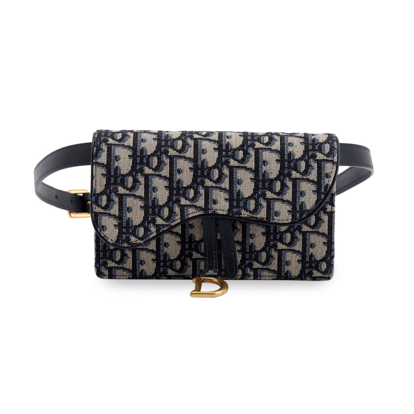 Christian Dior 2021 Oblique Saddle Belt Pouch