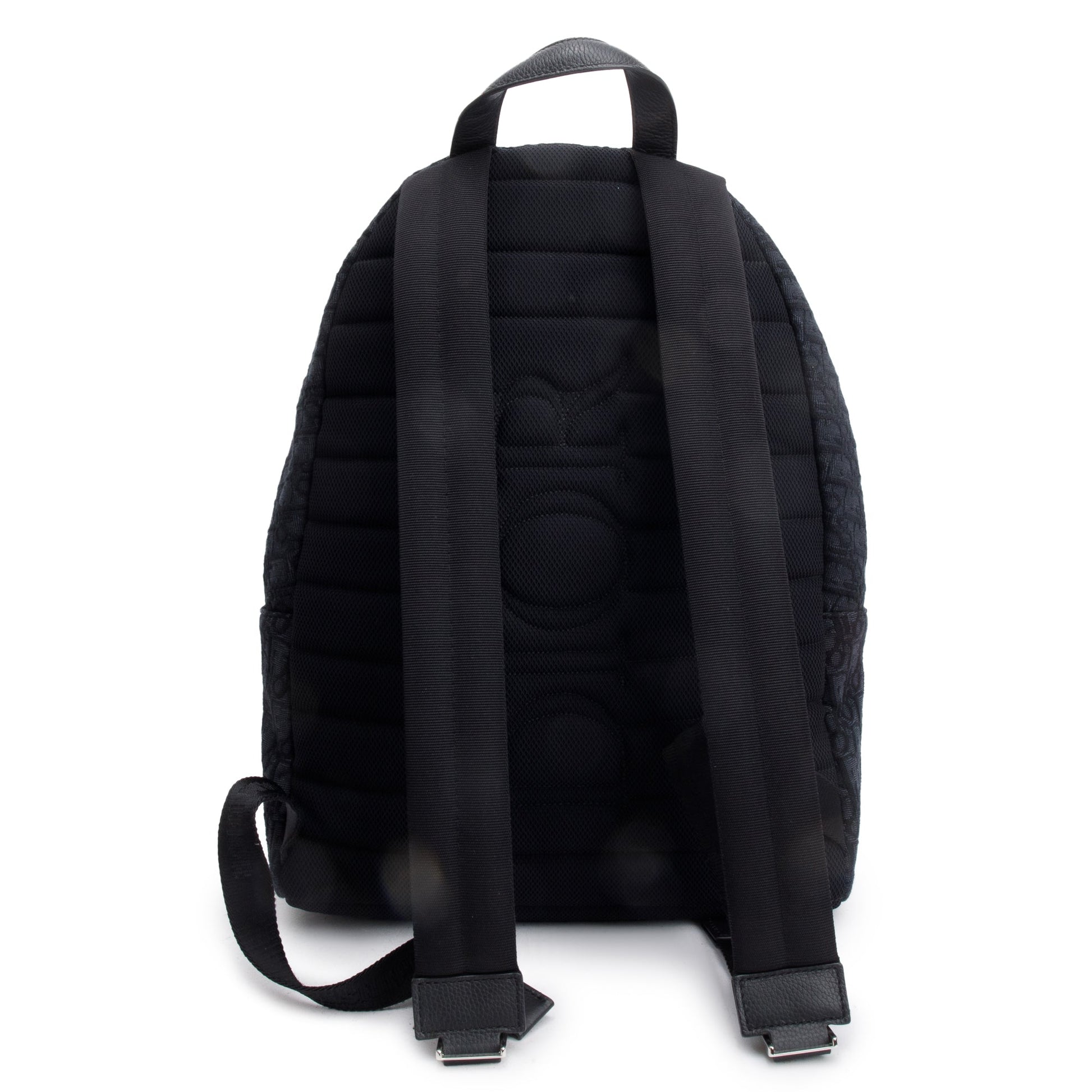 Christian Dior 2022 Black Oblique Jacquard Rider Backpack
