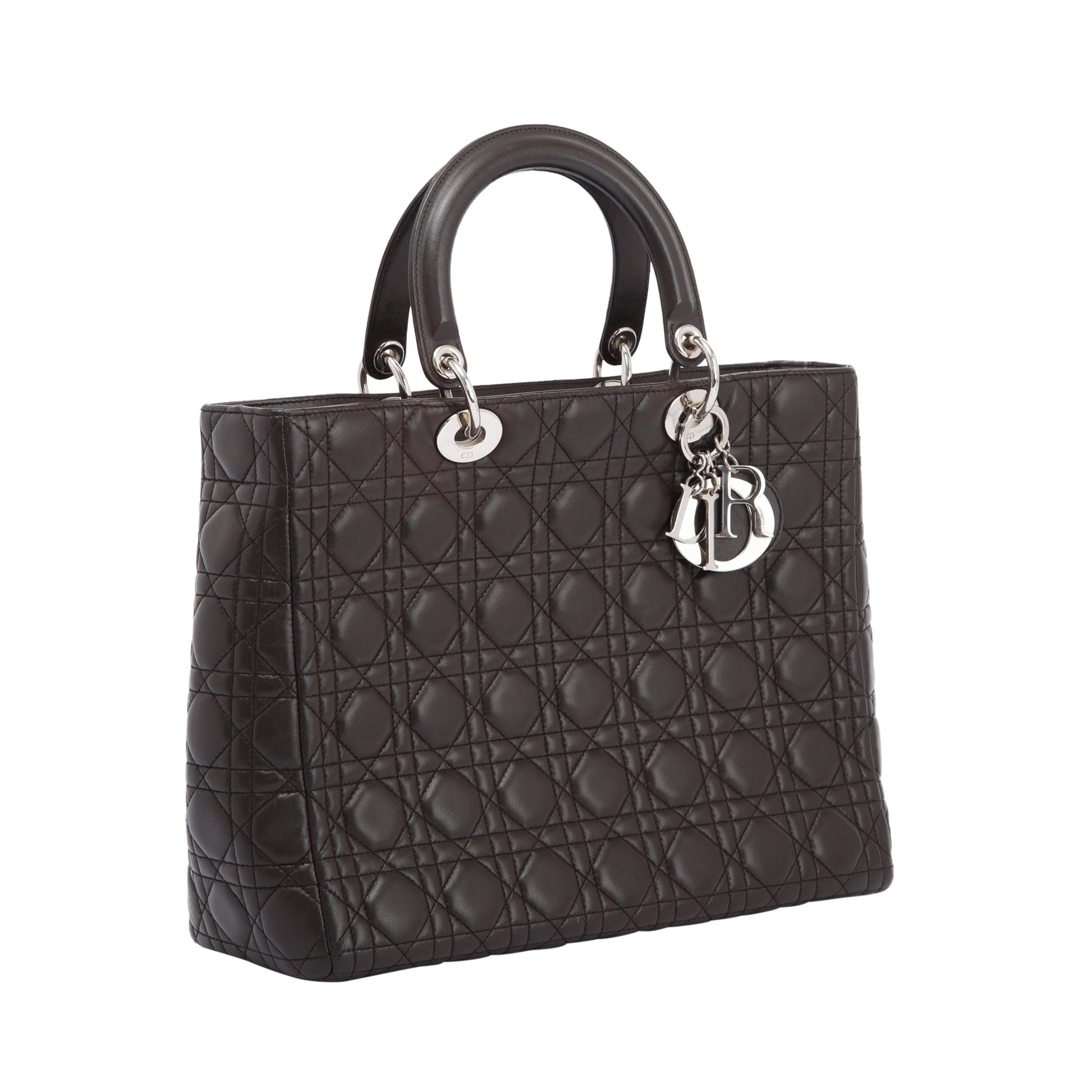 Christian Dior Large Leather Lady Dior Bag