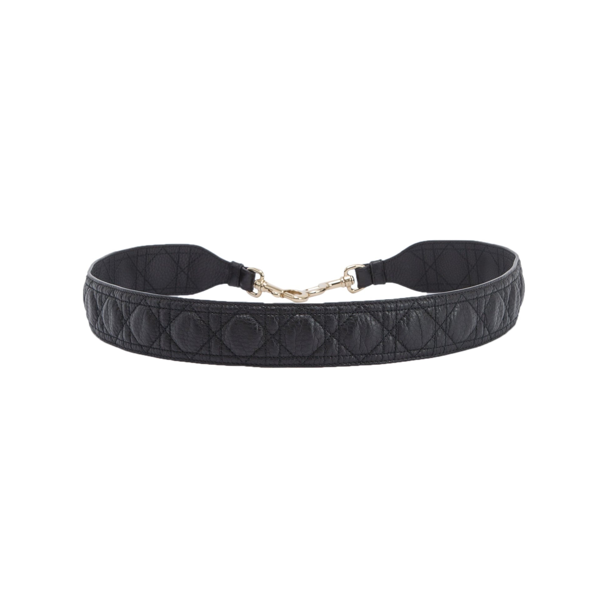 Christian Dior Leather Cannage Shoulder Strap