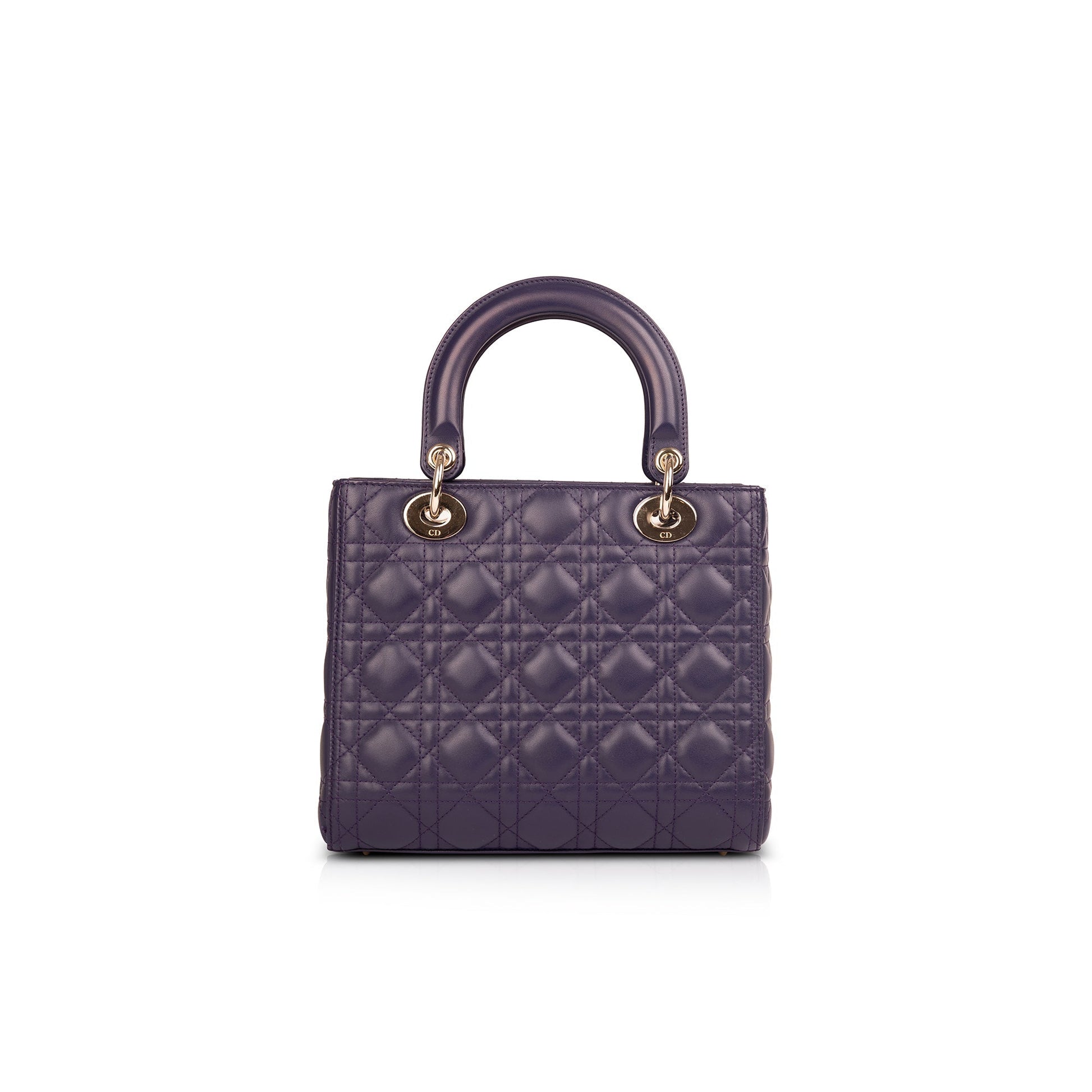 Christian Dior Medium Cannage Lambskin Lady Dior Bag