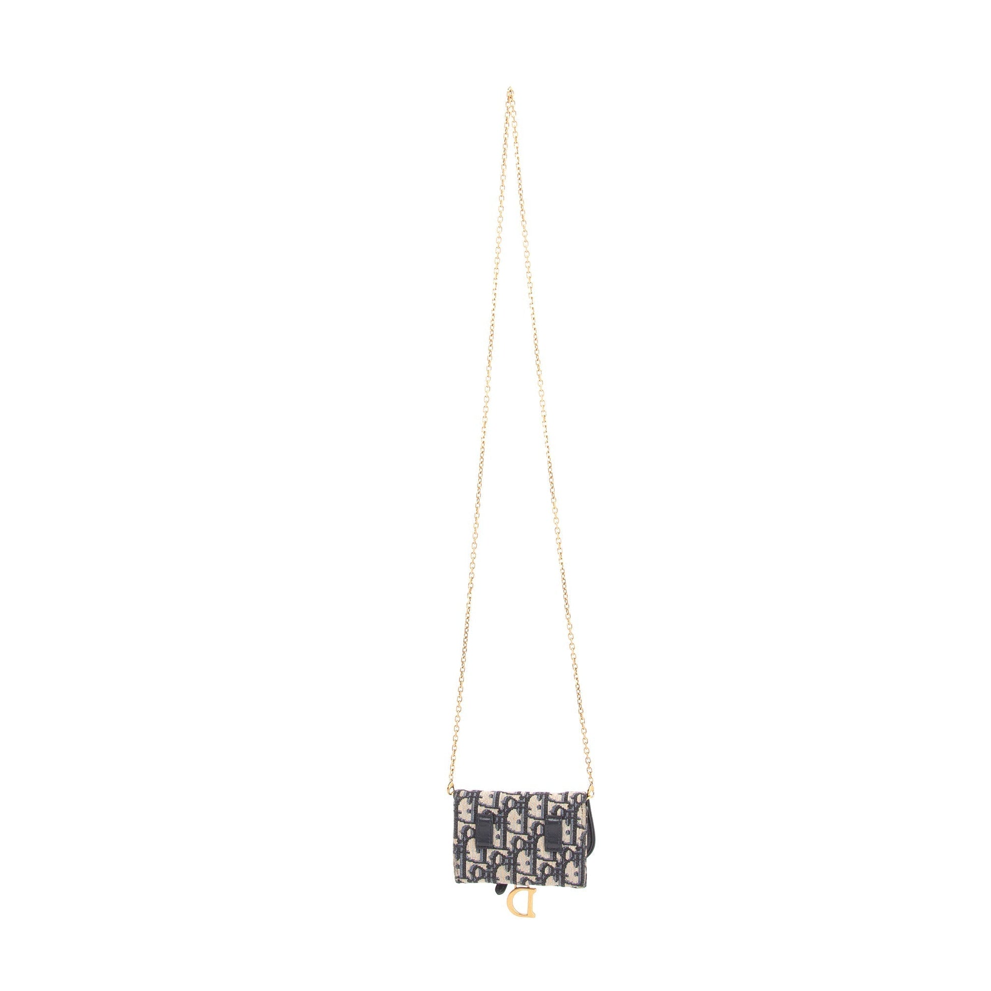Christian Dior Nano Saddle Chain Pouch