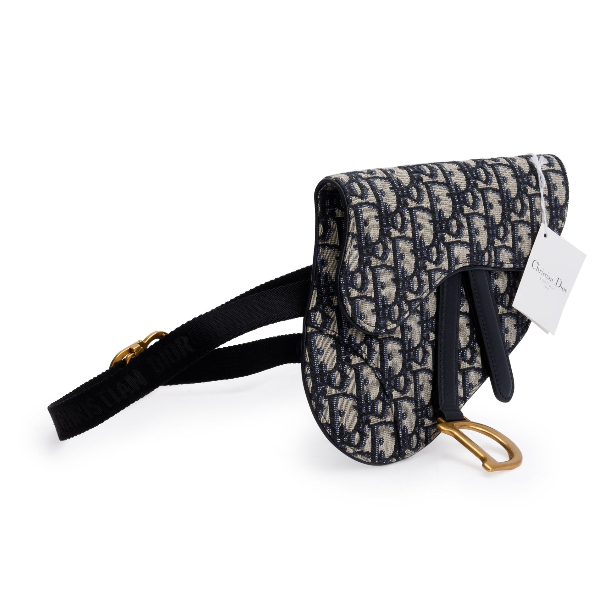 Christian Dior Oblique Saddle Belt Pouch