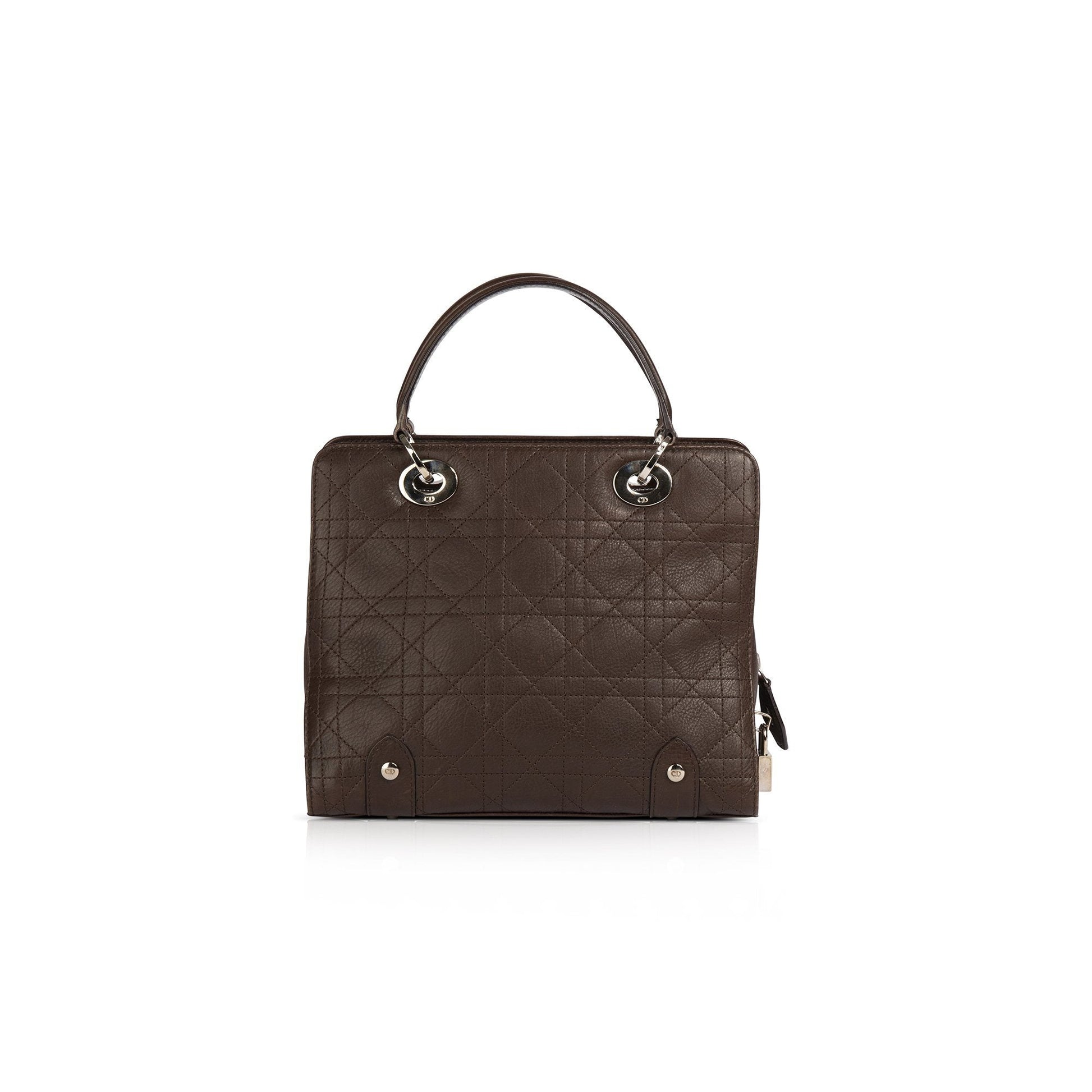 Christian Dior Small Stitched Cannage Soft Lady Dior Tote