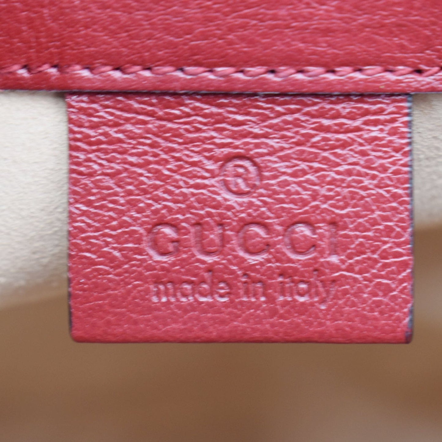 GUCCI Ophidia Mini Leather Trimmed Suede Bucket Bag Blue 550620