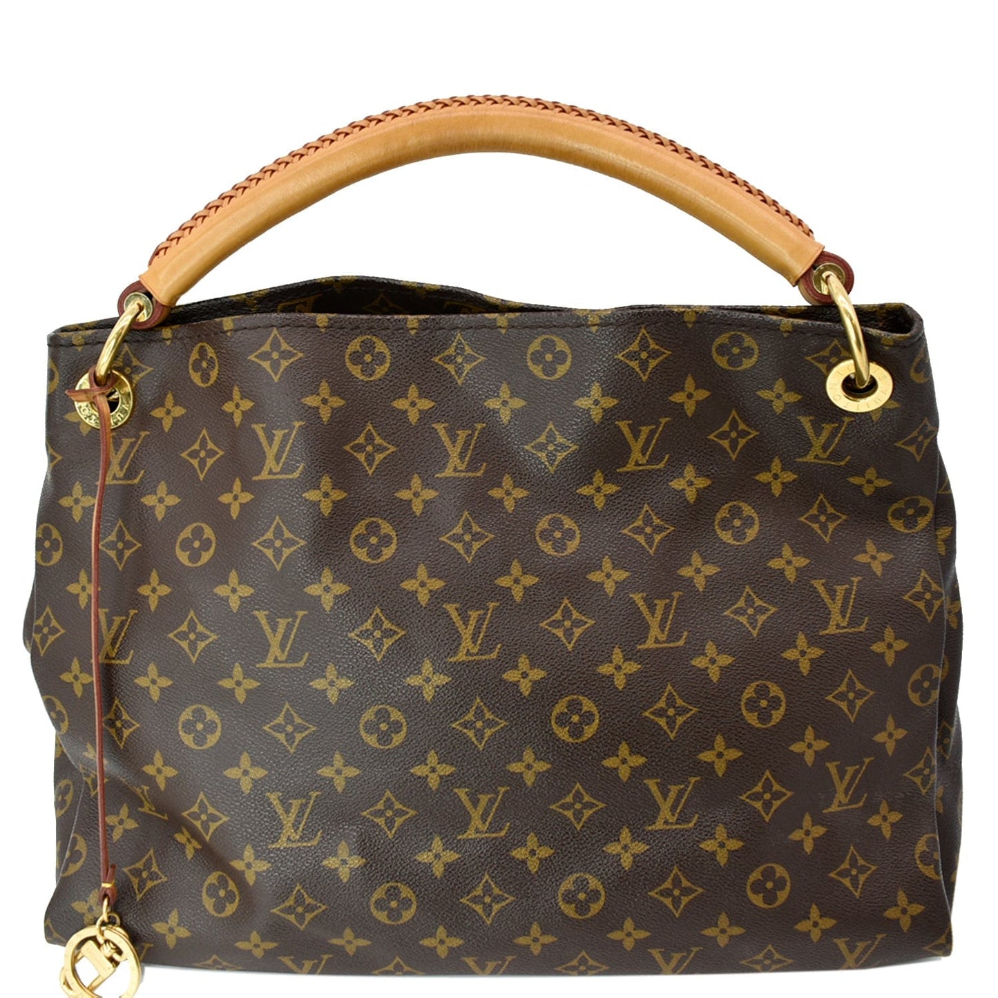 Louis Vuitton Artsy MM Monogram Canvas Hobo Bag Brown