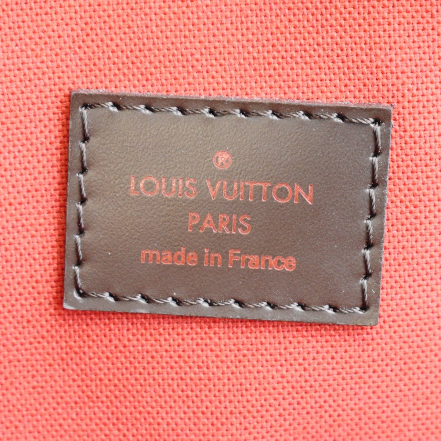 LOUIS VUITTON Verona MM Damier Ebene Shoulder Bag Brown