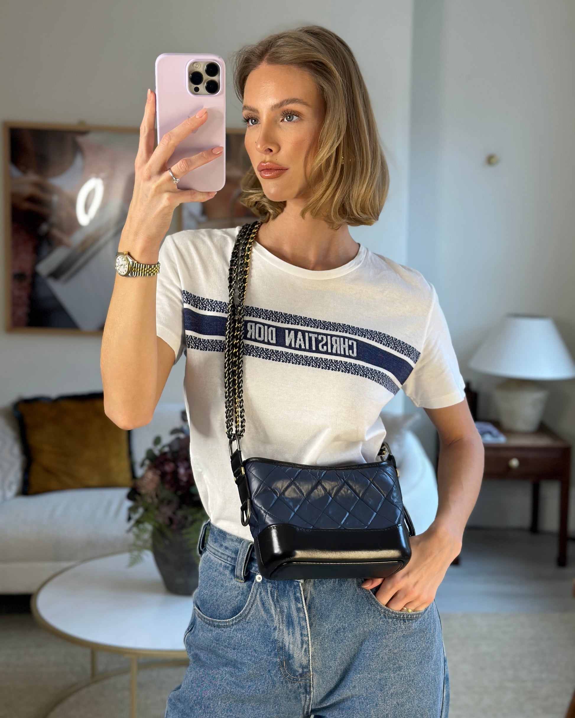 Chanel *FIRE PRICE* Chanel Blue & Handbag - Rovelle Bags