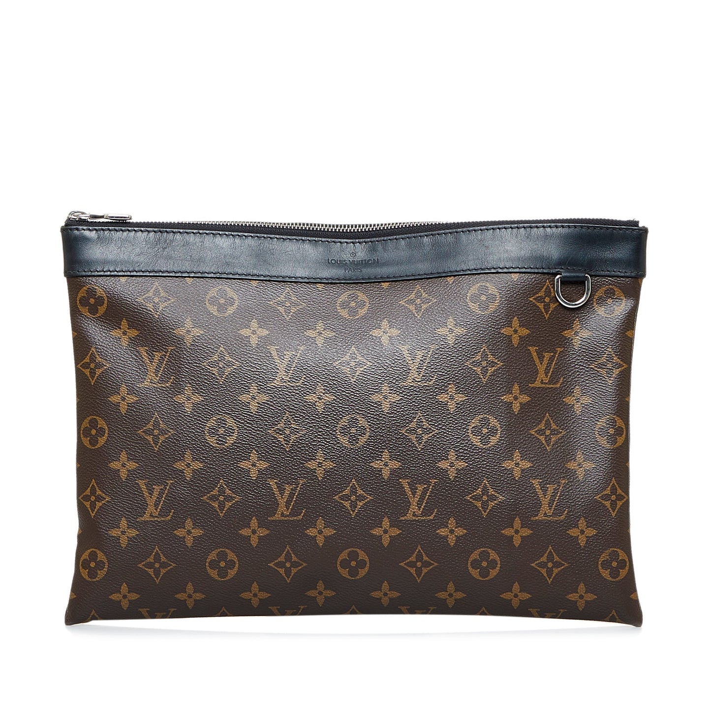 LOUIS VUITTON Monogram Macassar Discovery Pochette GM Clutch Bag
