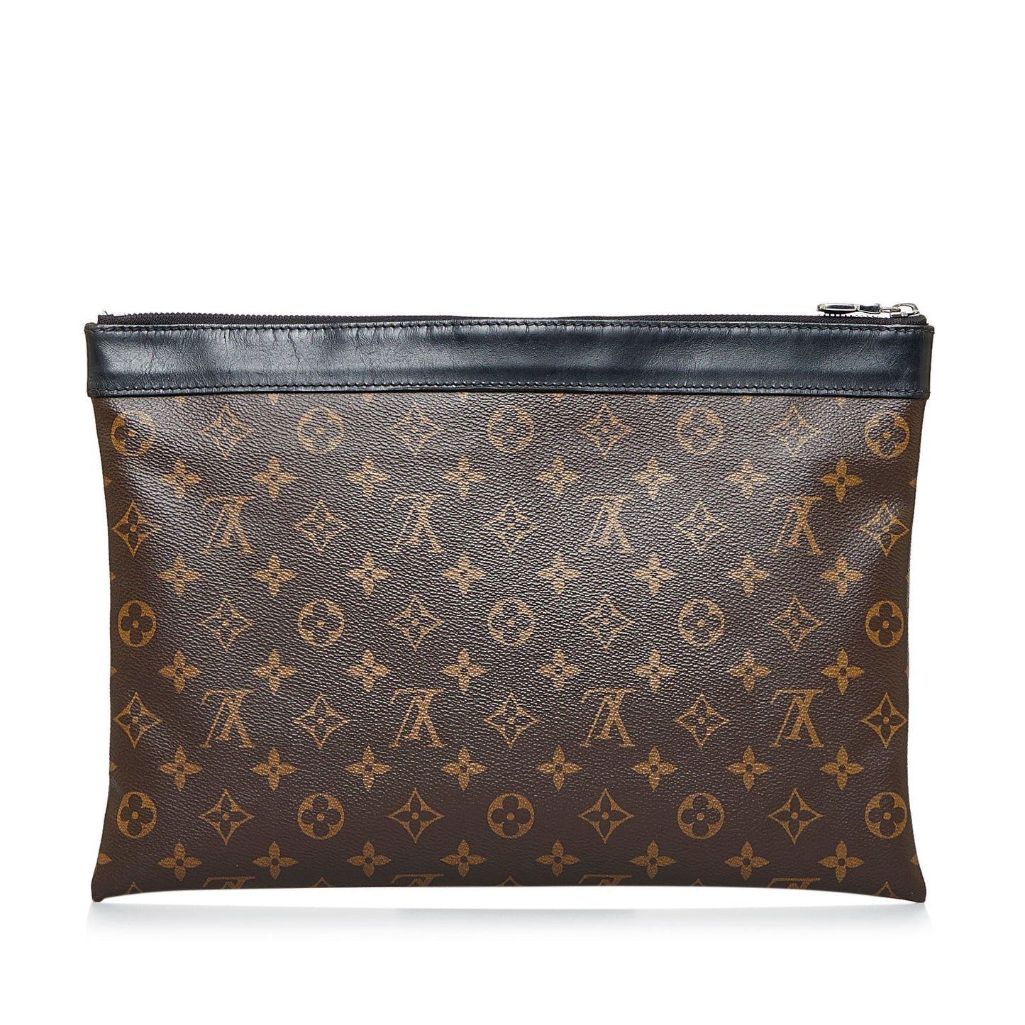 LOUIS VUITTON Monogram Macassar Discovery Pochette GM Clutch Bag