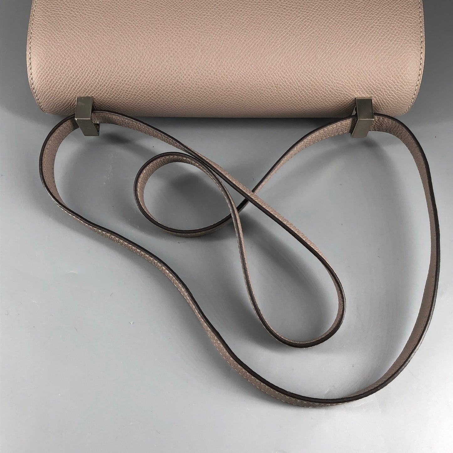 Hermes 2017 Verrou 23cm Bag Asphalt Grey