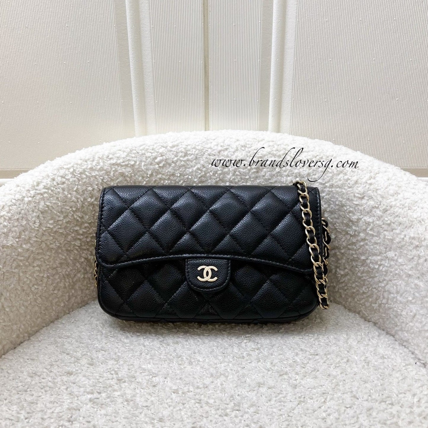Chanel Phone Holder / Wallet On Crossbody Bag - Rovelle Bags