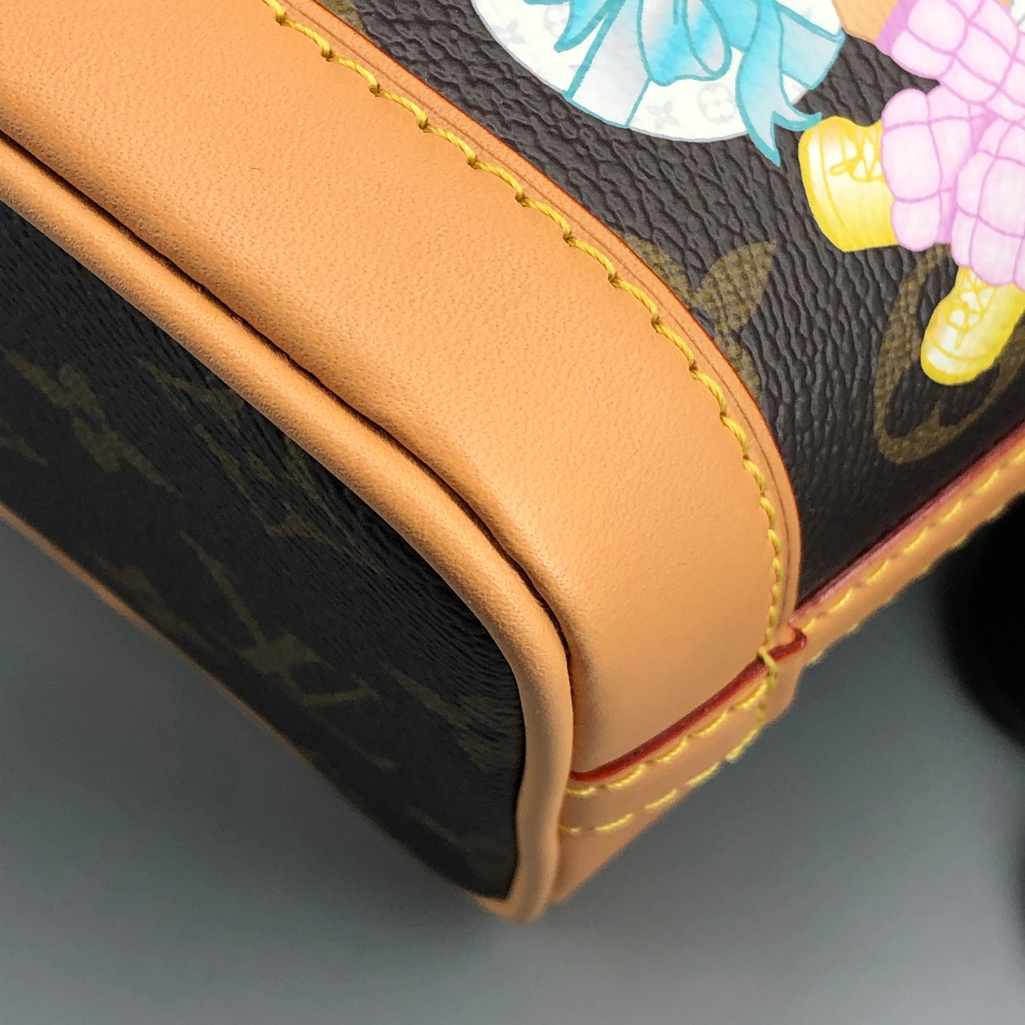 Louis Vuitton Nano Noé Limited Edition Vivienne Xmas Bucket Bag Brown