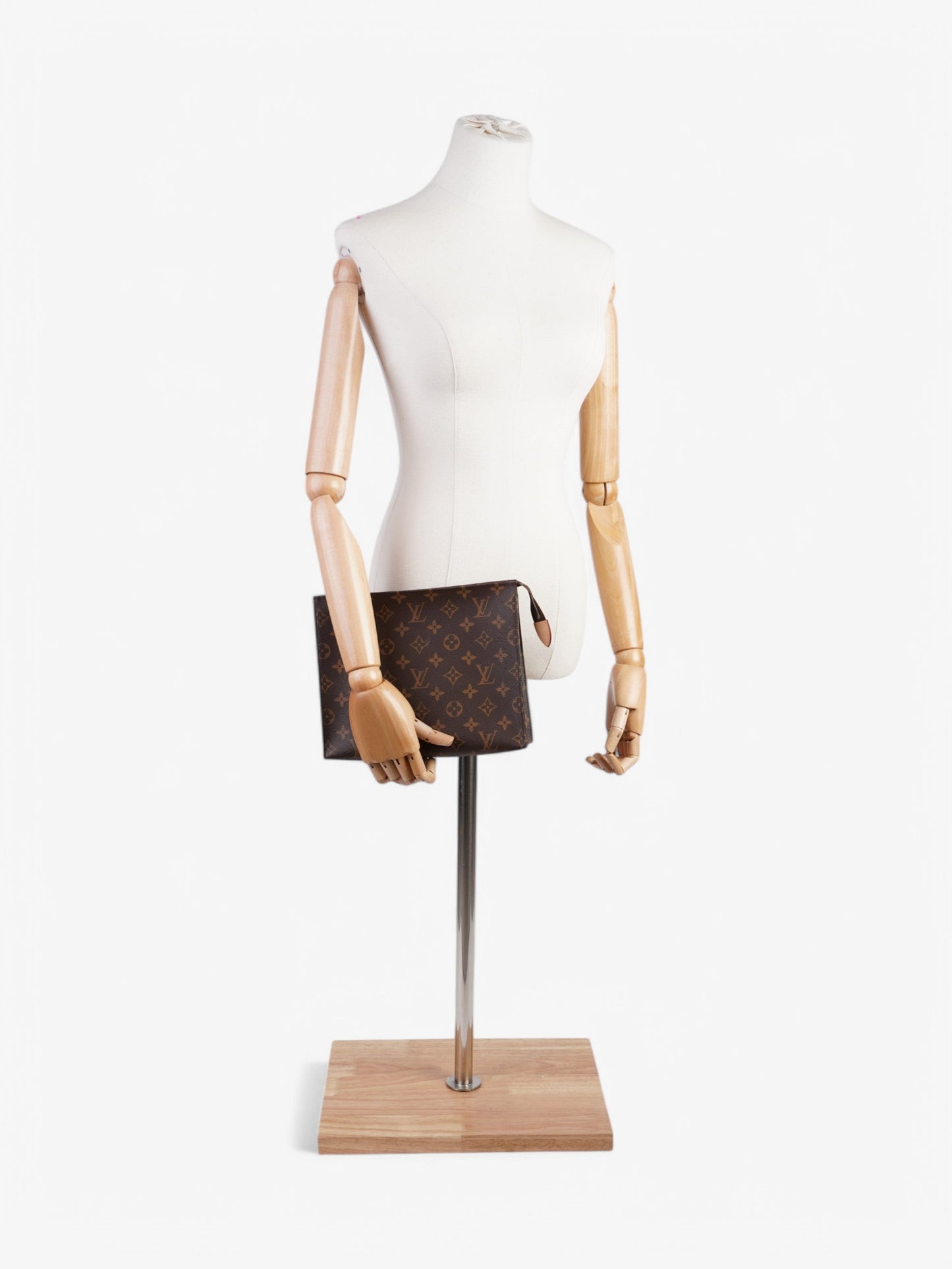 Louis Vuitton Toiletry Pouch Monogram Coated Canvas 26