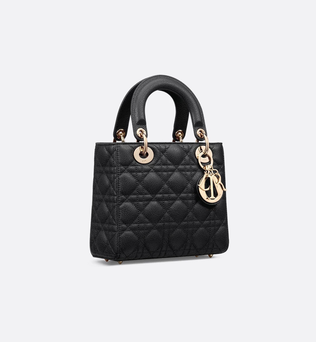 DIOR CANNAGE CALFSKIN LEATHER SMALL LADY DIOR BAG
