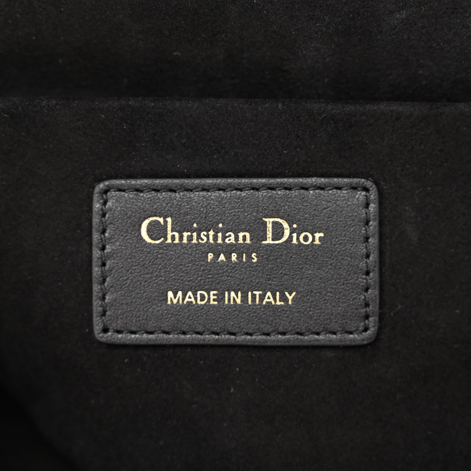 DIOR LAMBSKIN LEATHER CANNAGE SMALL DIORTRAVEL VANITY CASE