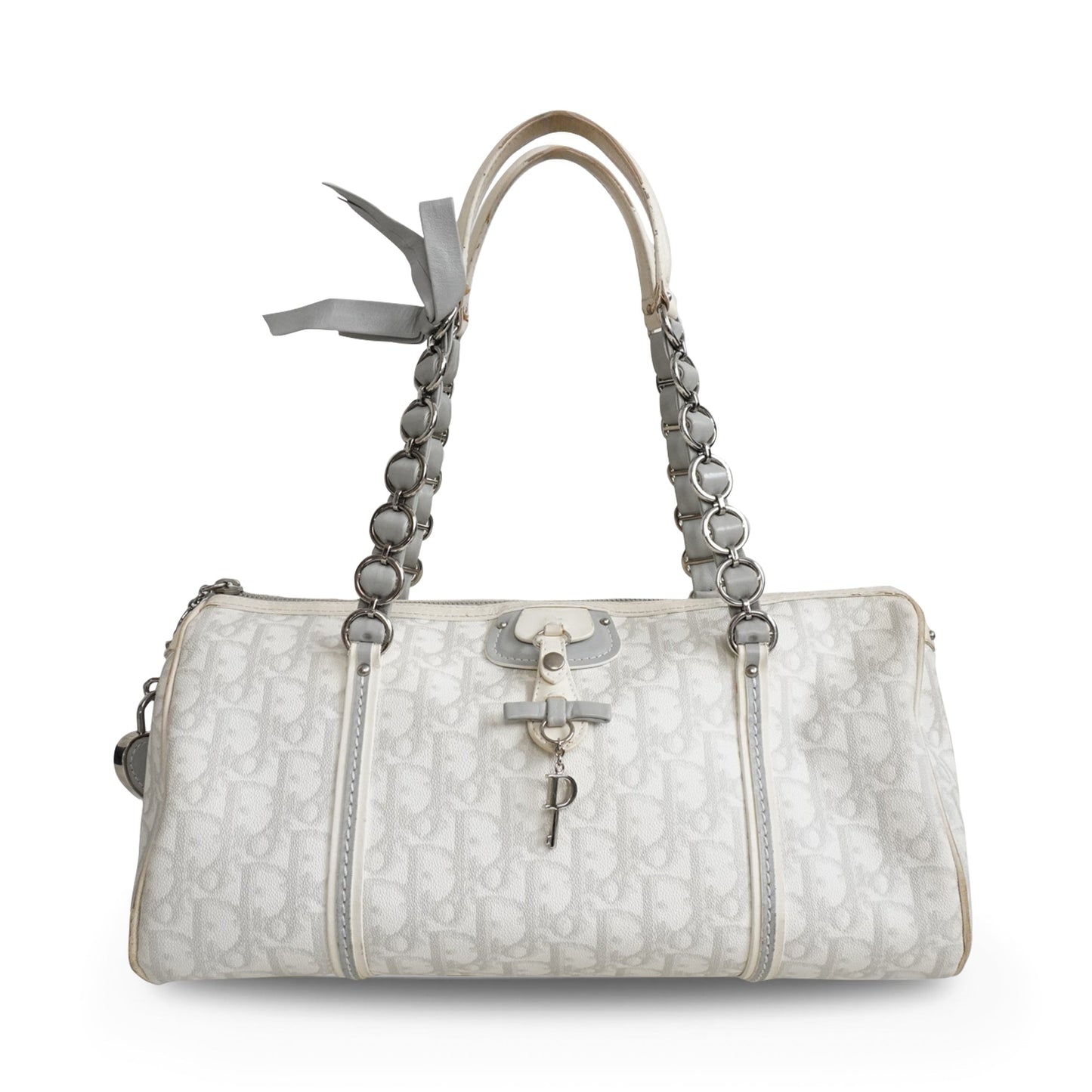 Dior Monogram Chain Leather Shoulder Bag