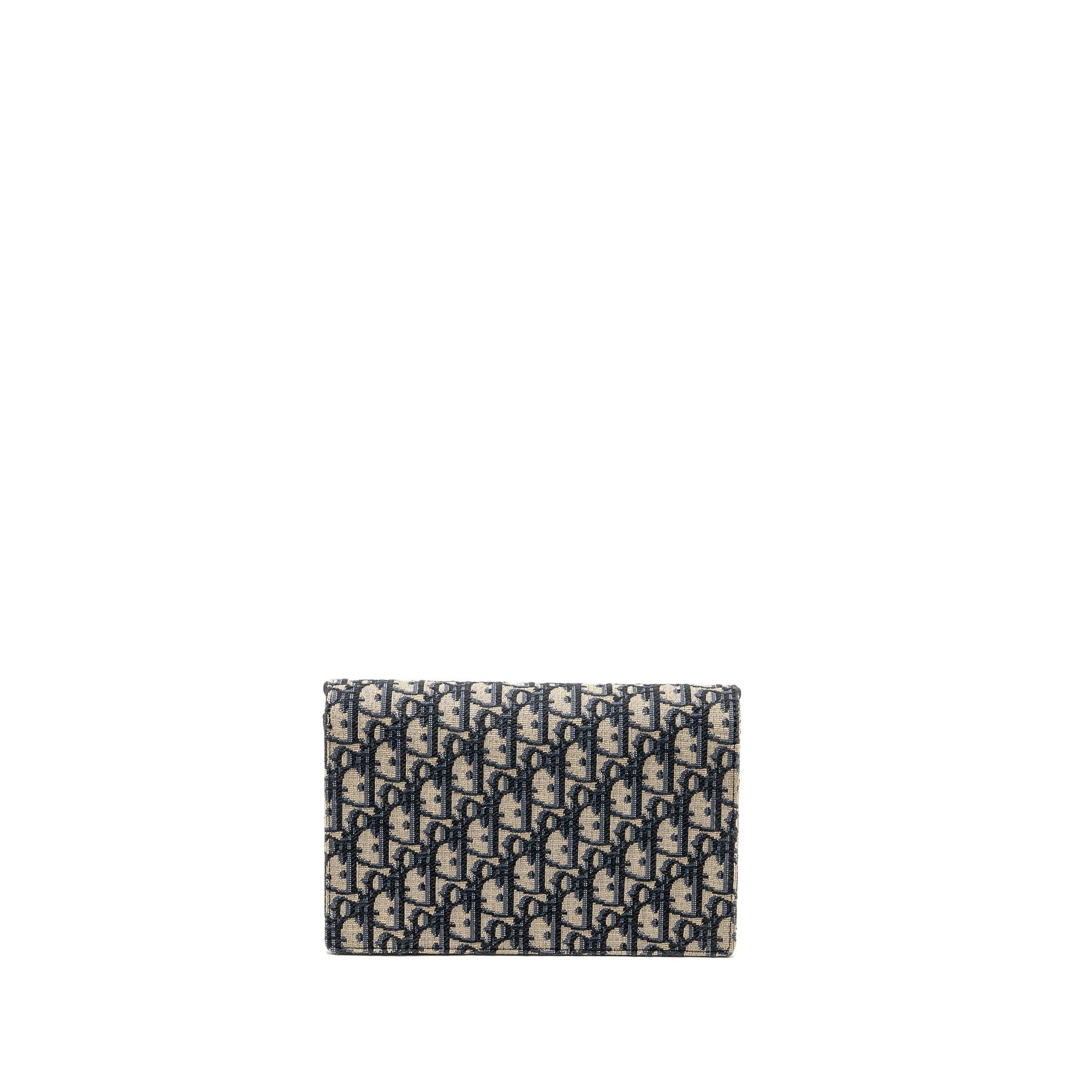 Saddle Pouch Dior Oblique Canvas Blue