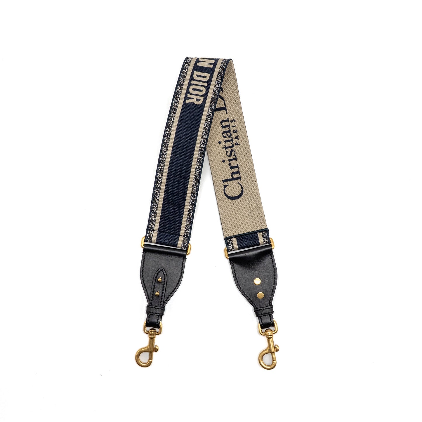 Dior shoulder strap oblique canvas blue