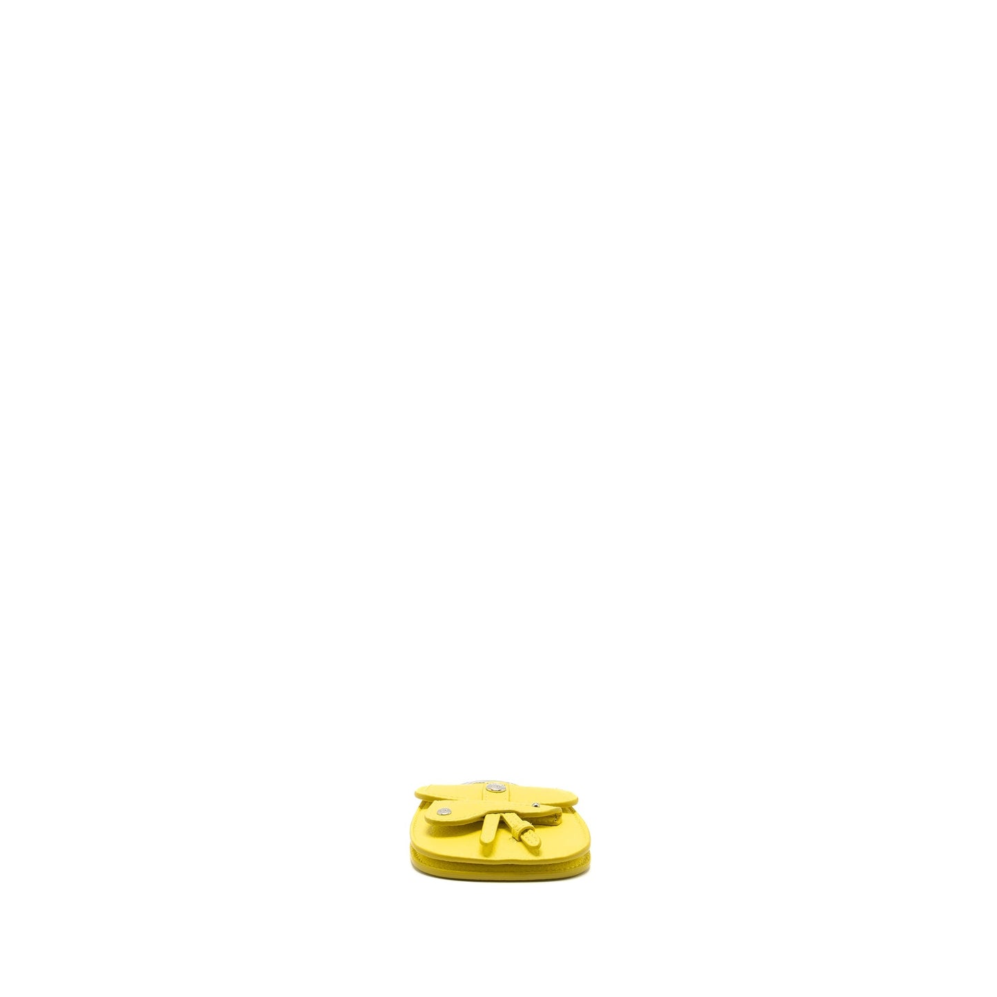 Dior Saddle Coin Pouch/Purse Charm Yellow