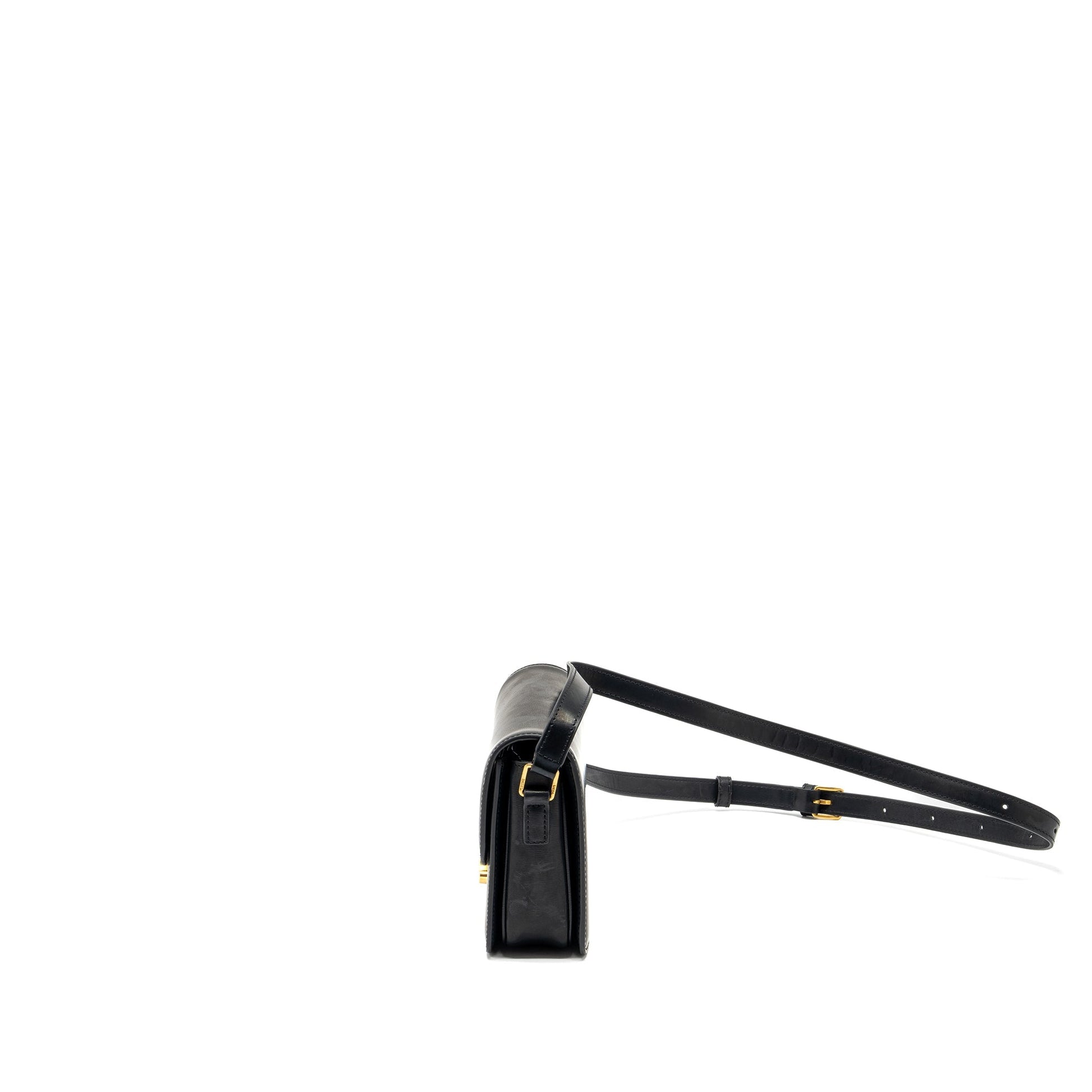 Celine Teen Triomphe Bag Calfskin Black GHW