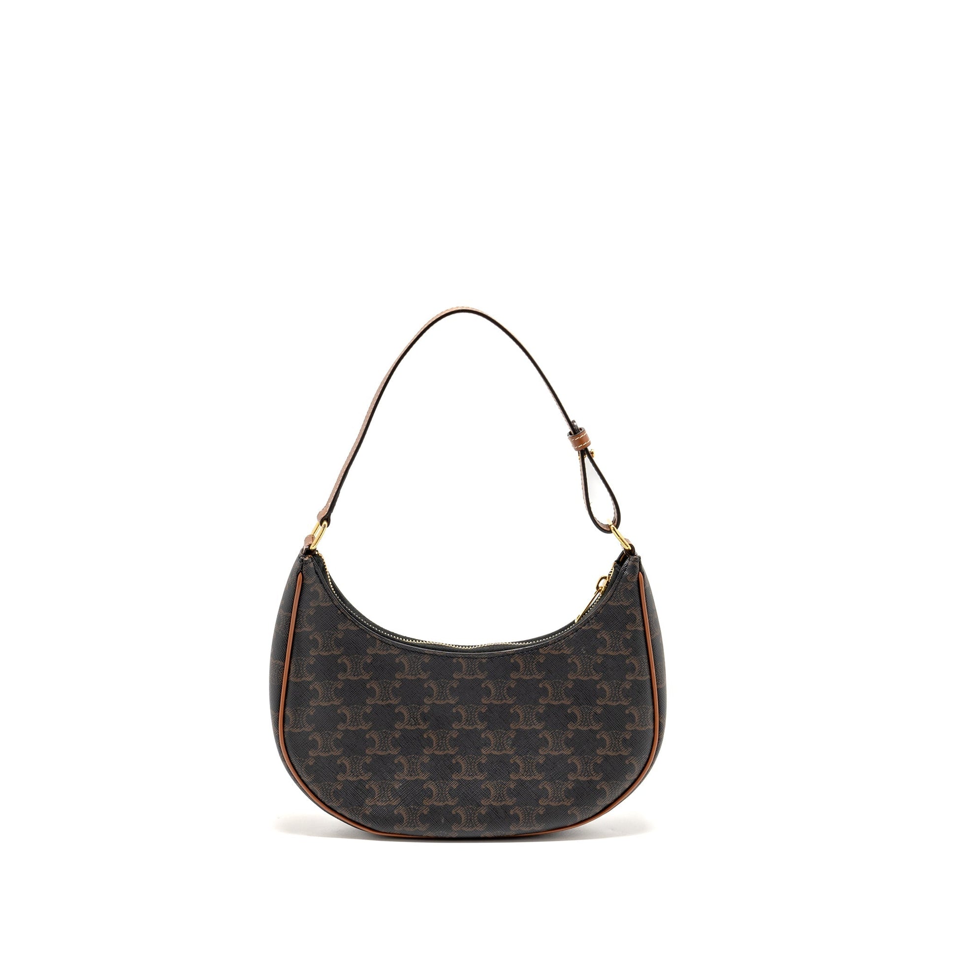 Celine Ava Bag Triomphe canvas / Calfskin tan GHW