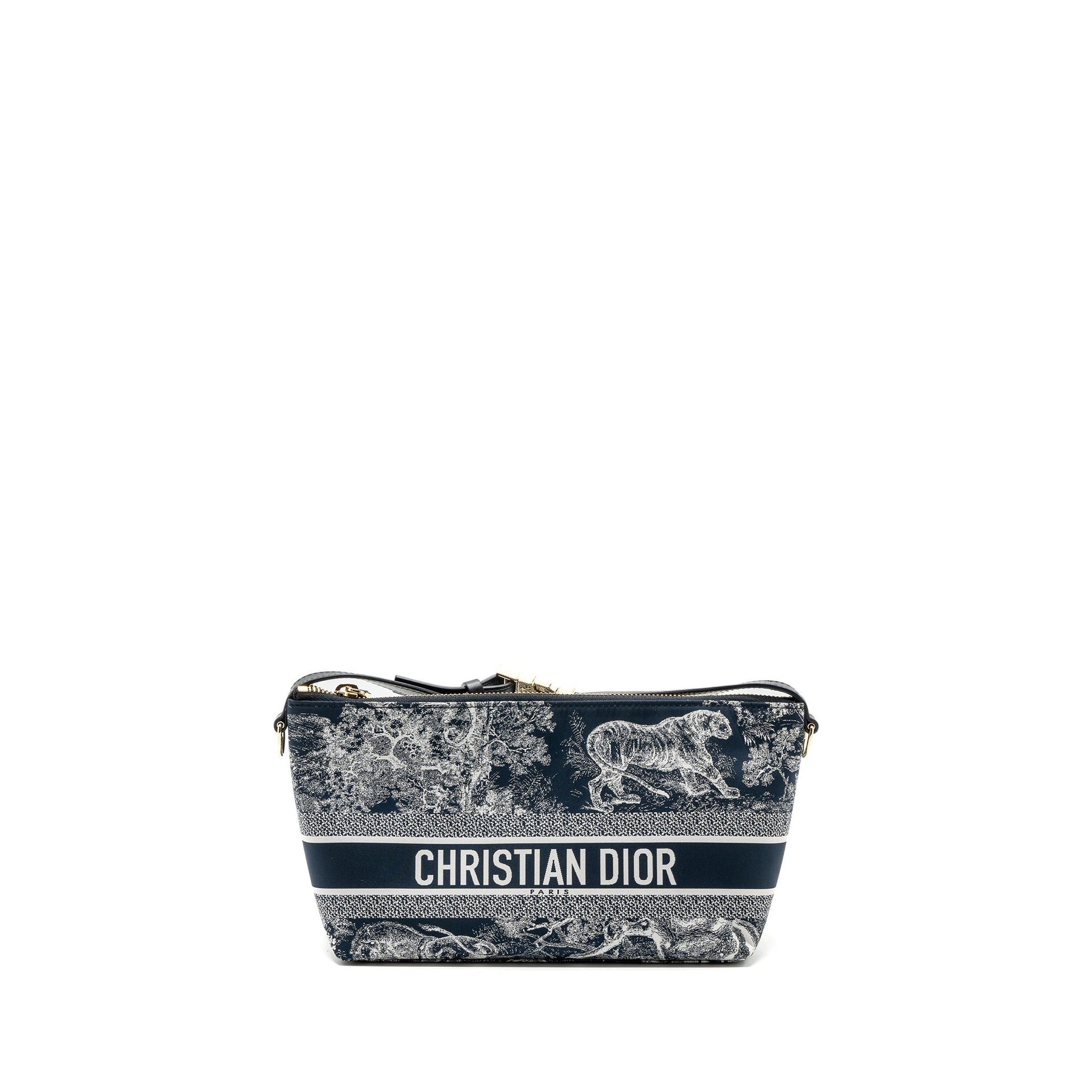 Dior medium Dior travel nomad pouch fabric navy