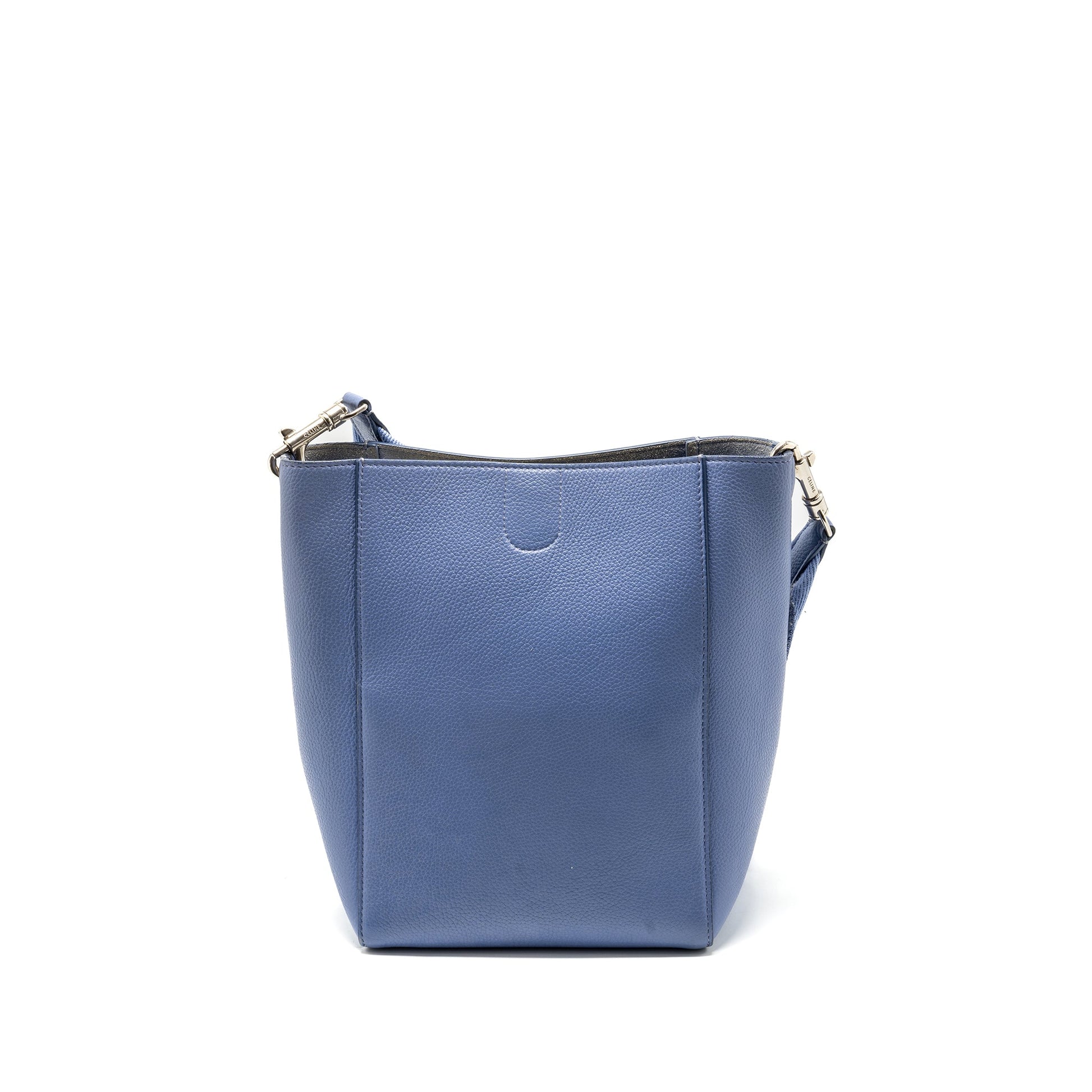 Celine Sangle Bucket Bag Calfskin light Purple SHW