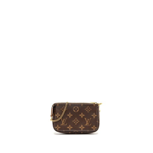 Louis Vuitton Mini Pochette Accessoires Monogram Canvas GHW