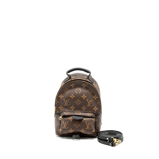 Louis Vuitton Mini Palm Spring Backpack Monogram Canvas GHW (New Version)
