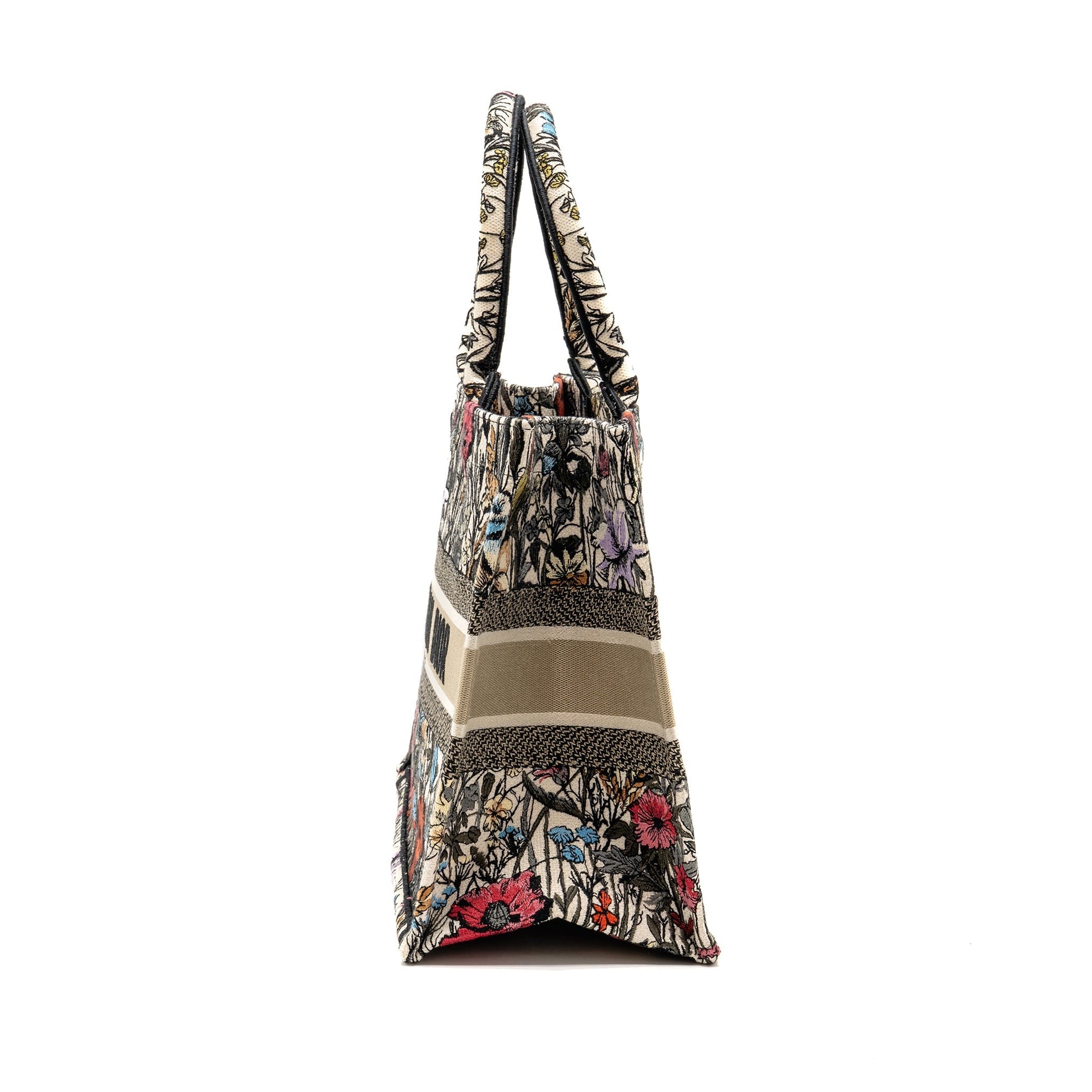 Dior Medium Dior Book Tote Mille Fleurs Embroidery Multicolour