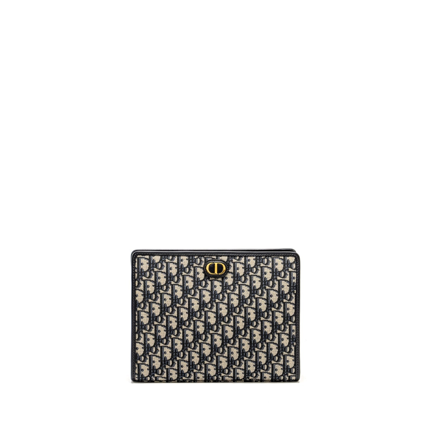 Dior 30 Montaigne Dea Pouch Blue Oblique Jacquard