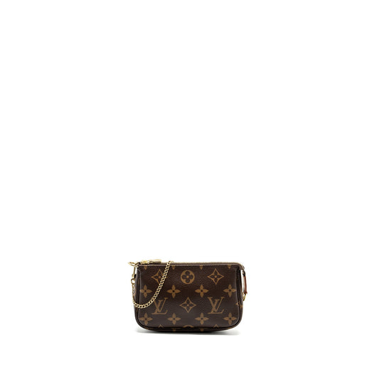 Louis Vuitton Mini Pochette Accessories Monogram CANVAS GHW