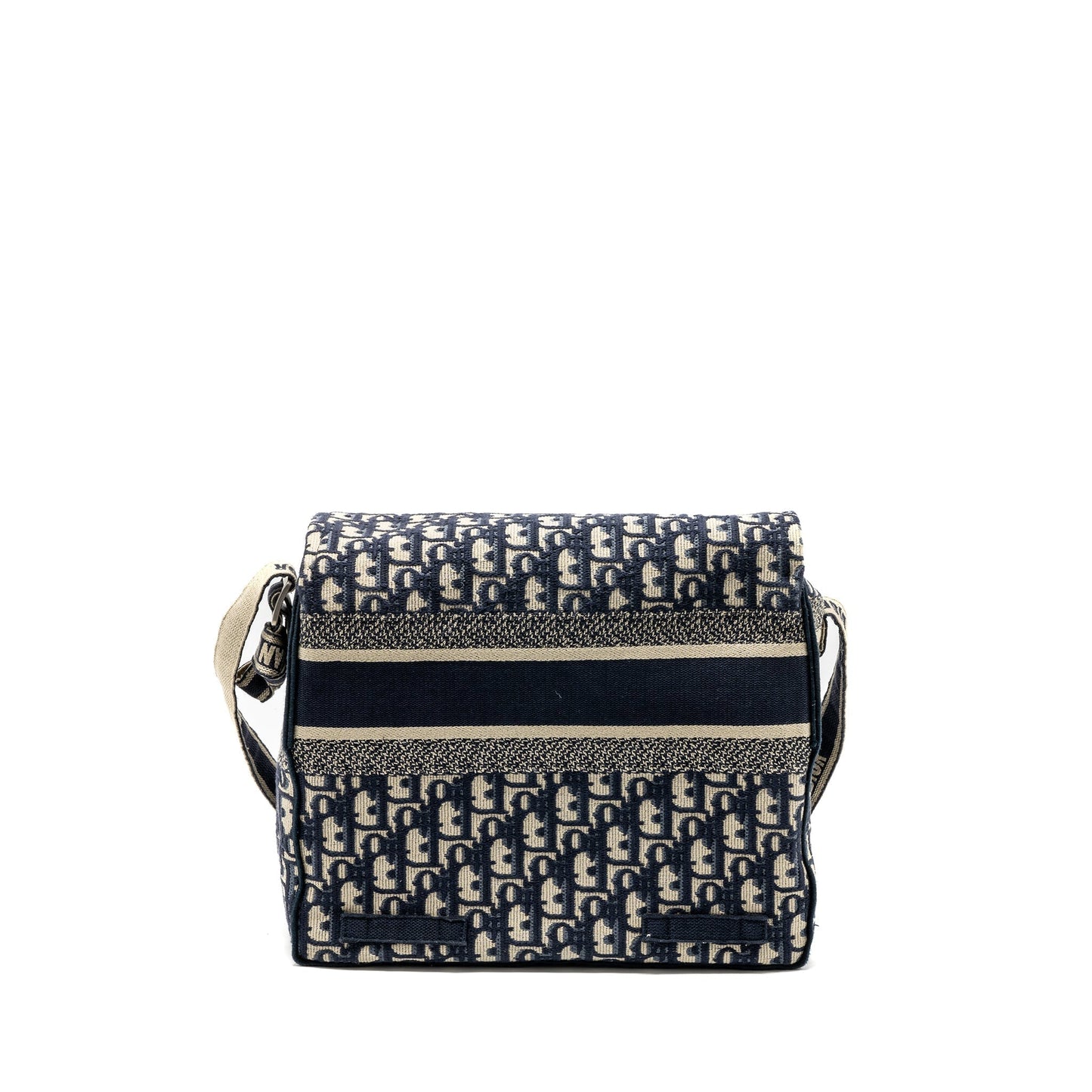 Dior diorcamp messenger Purse blue oblique embroidery