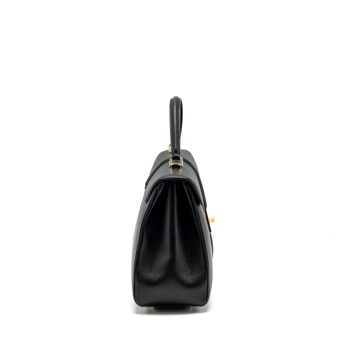 Celine Bag Grained Calfskin Black GHW