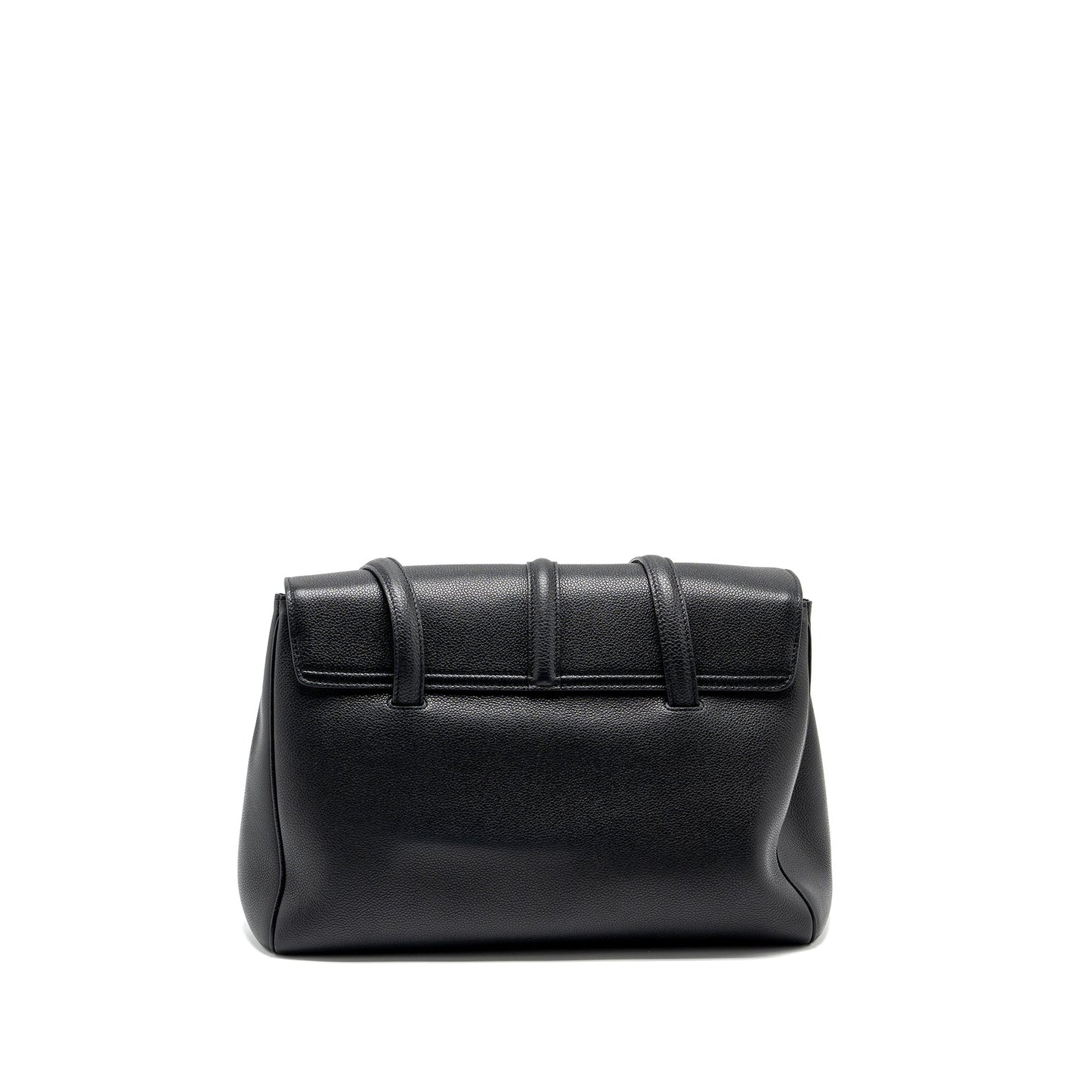 Celine Medium Soft Bag Grained Calfskin Black GHW