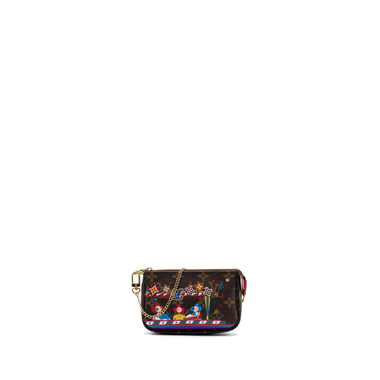 Louis Vuitton Mini Pochette accessories 2020 Christmas Monogram Canvas GHW