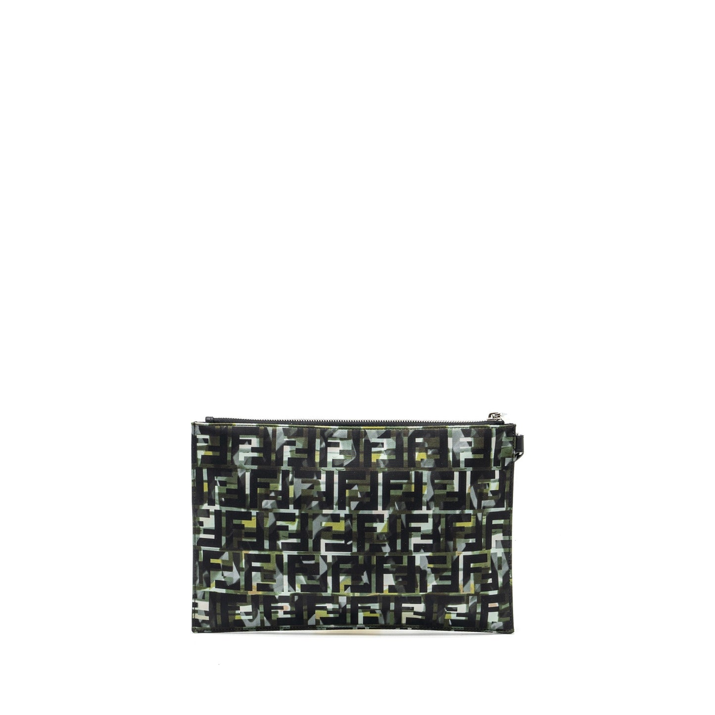 Fendi Camouflage Clutch Nylon/Leather Multicolour