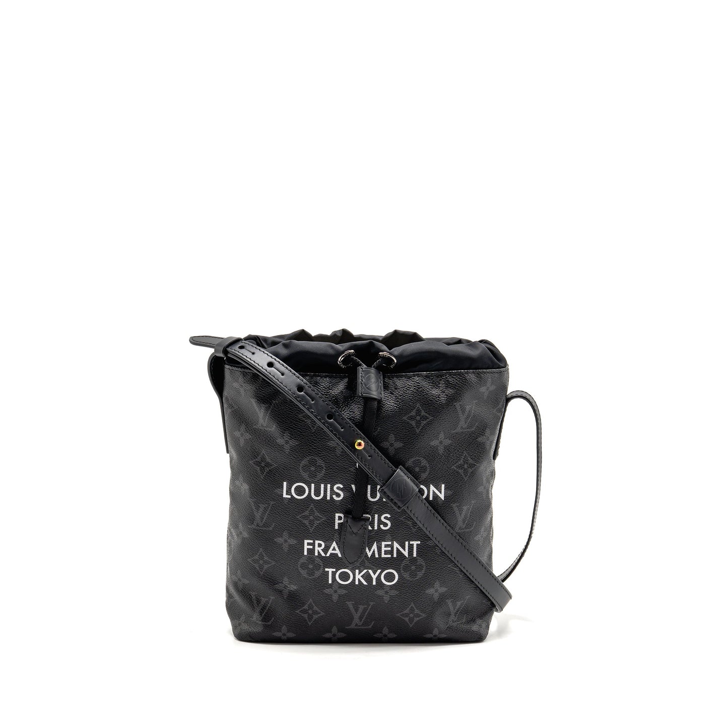 Louis Vuitton Monogram Eclipse Fragment Nano Bag Canvas Black SHW