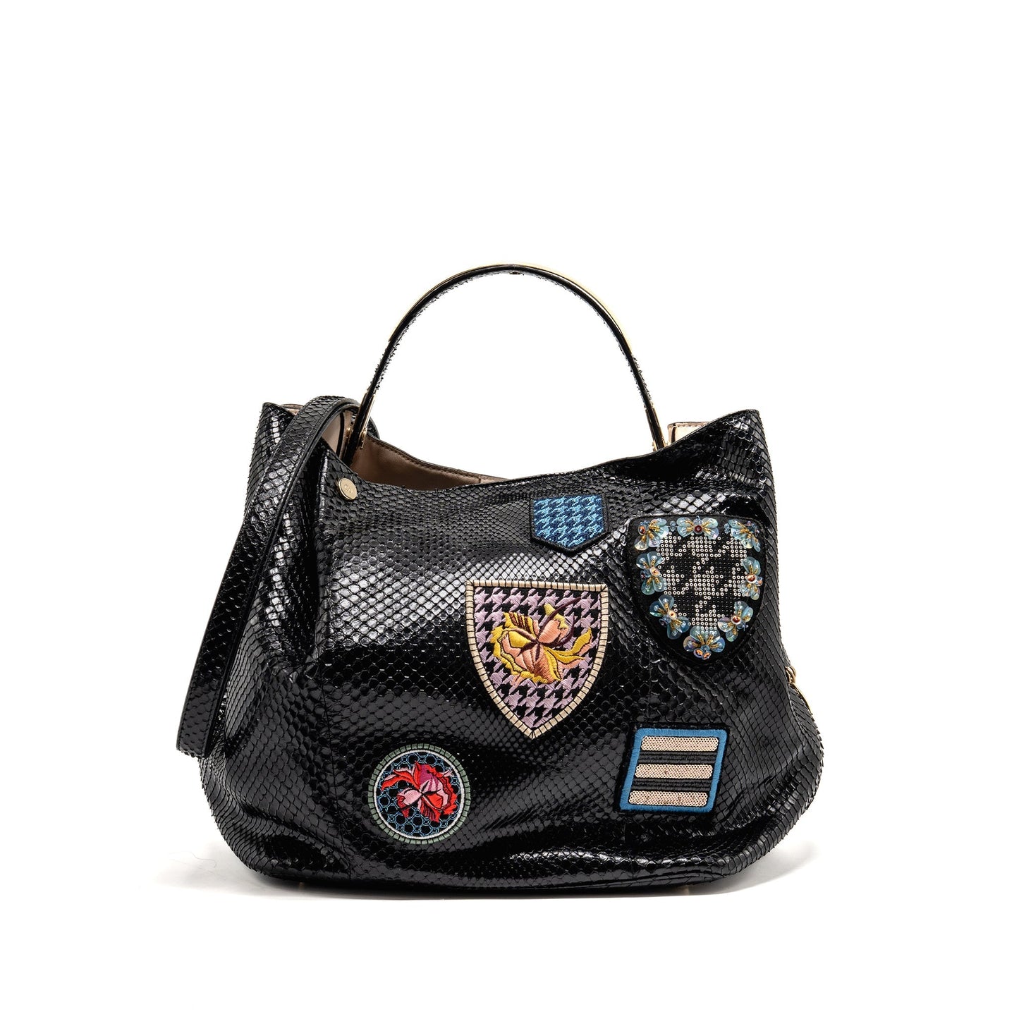 Dior Diorific tote Purse Python leather black