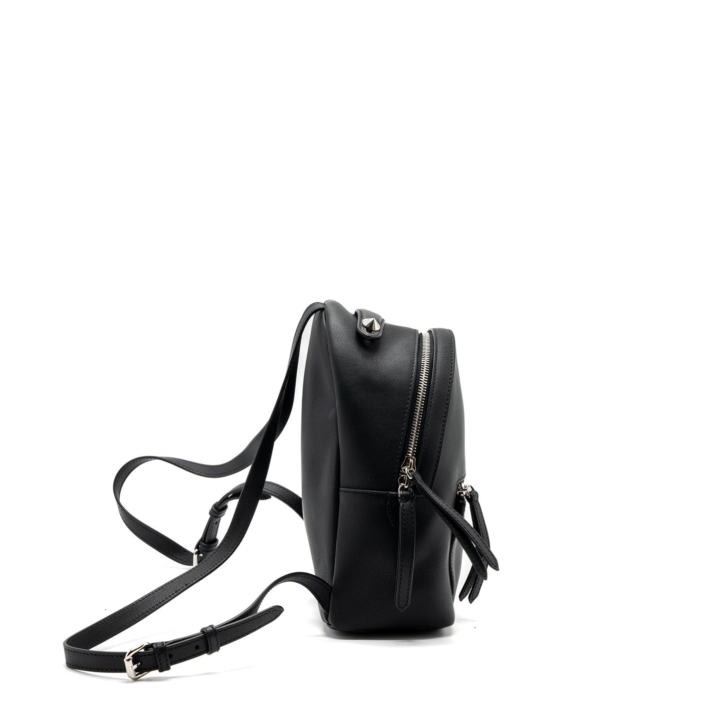 Fendi By The Way Backpack Leather Crystal Black