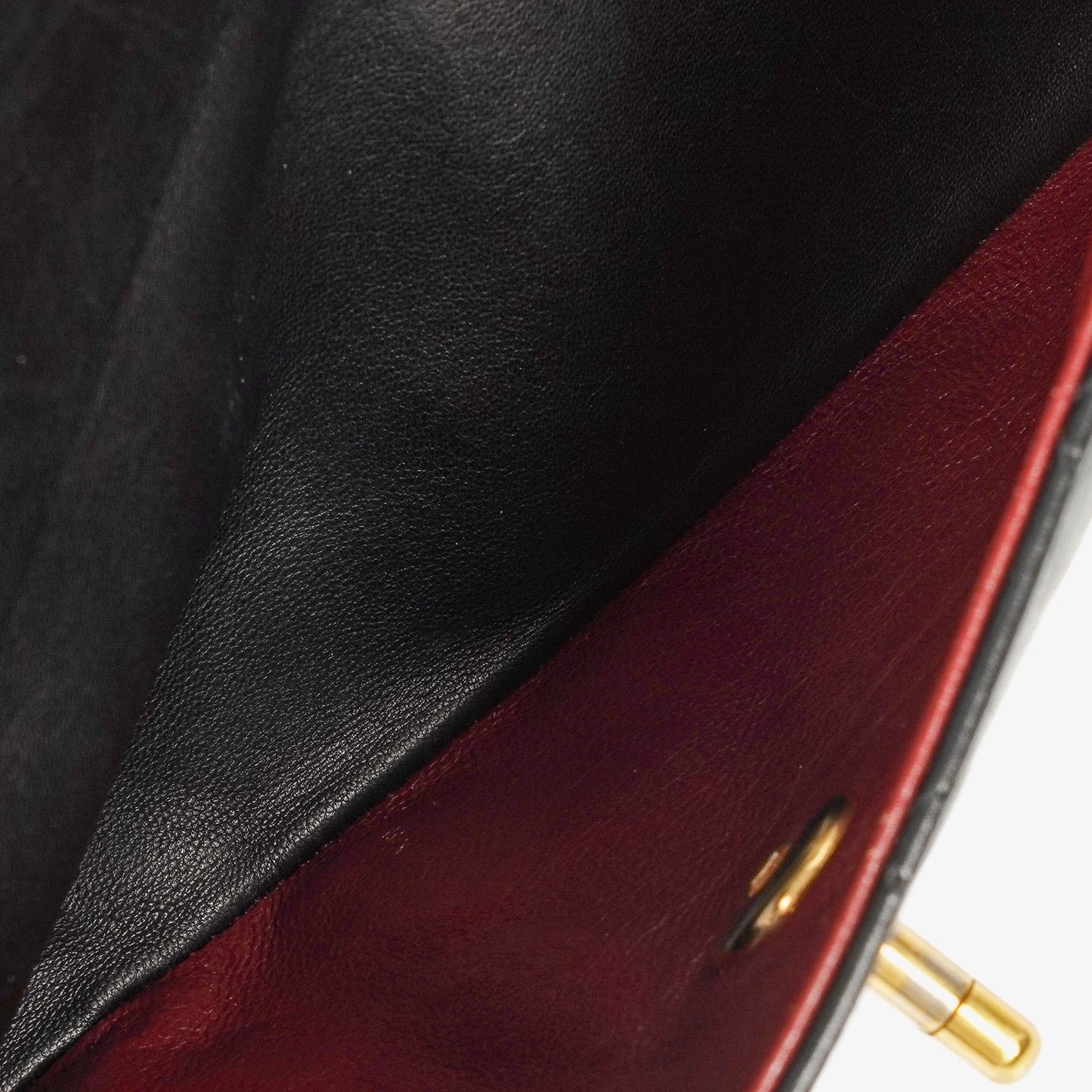 Chanel Medium Single Flap Bag Black Quilted Lambskin With 24K Gold-Plated Hardware