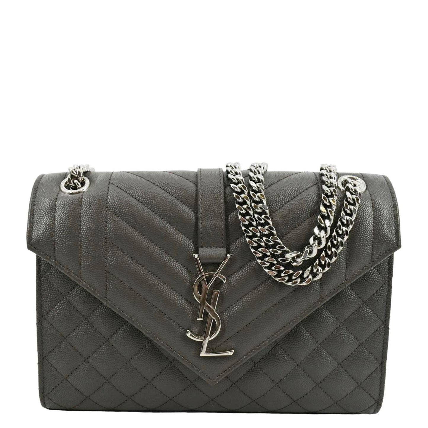 Saint Laurent Envelope Leather Red Crossbody Style 2