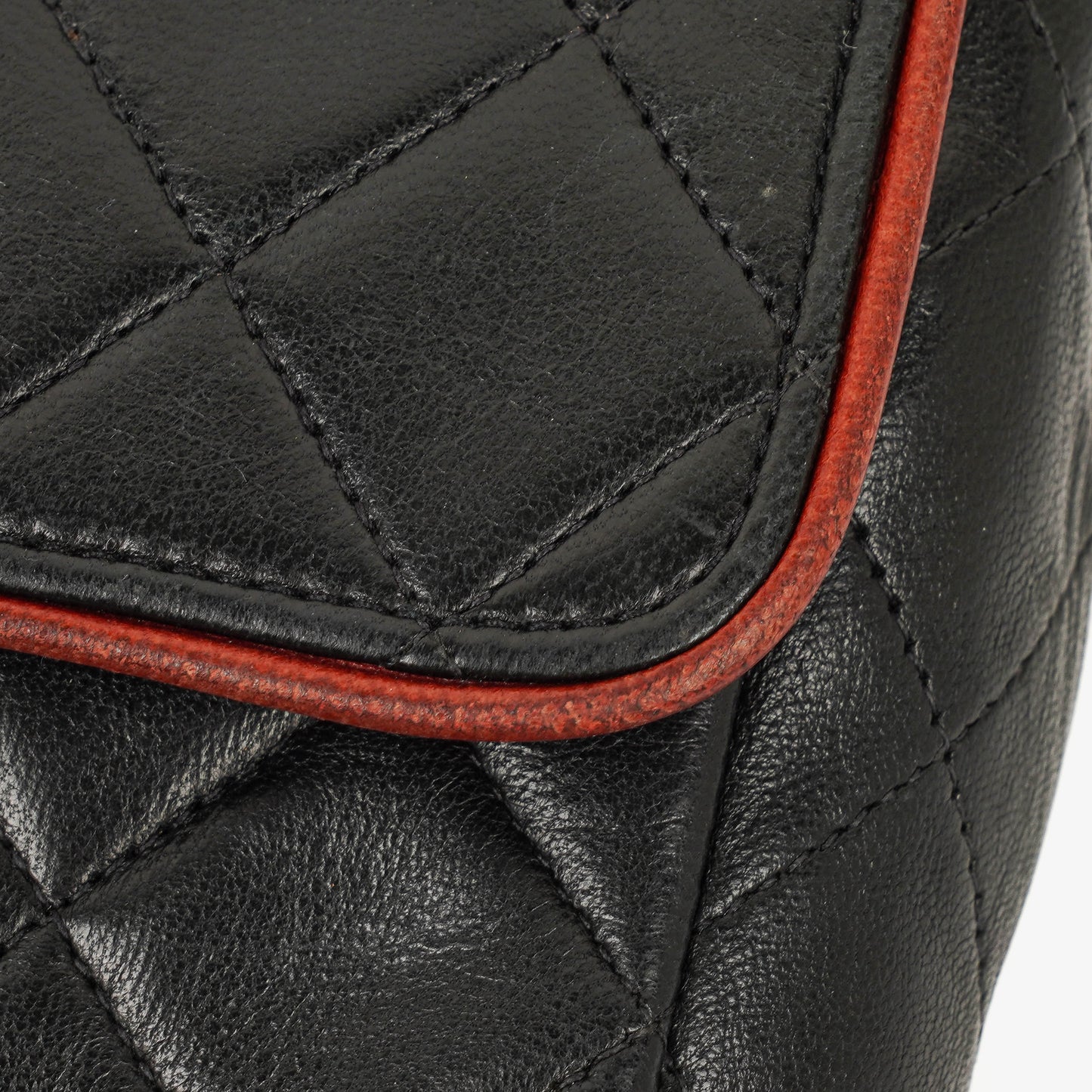 Chanel Medium Single Flap Bag Black Quilted Lambskin With 24K Gold-Plated Hardware