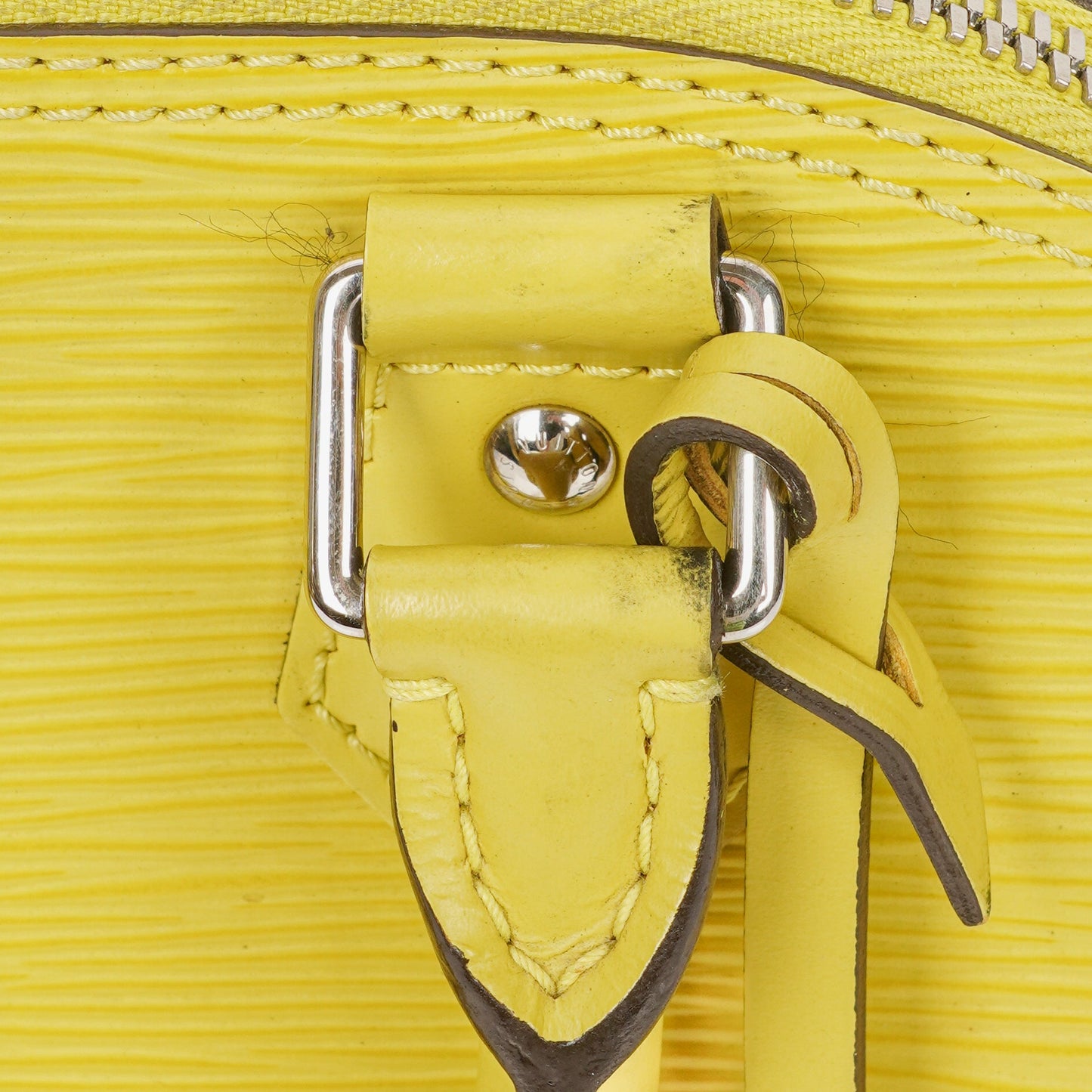 Louis Vuitton Alma BB Pistache EPI Leather Bag